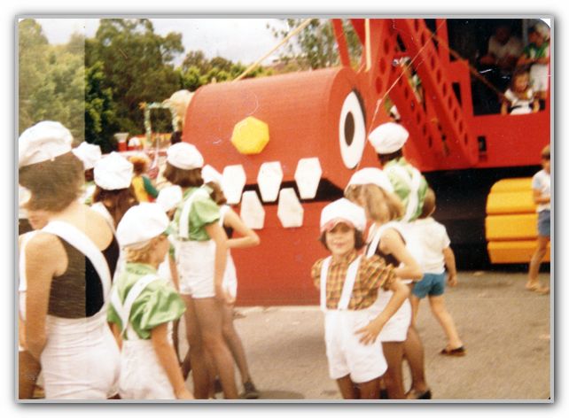 Young LJ in street parade